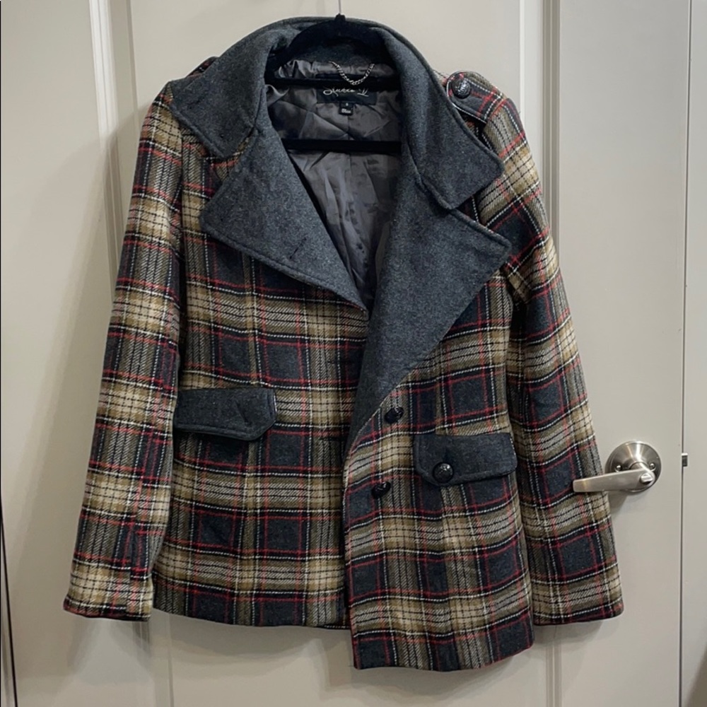 Plaid coat